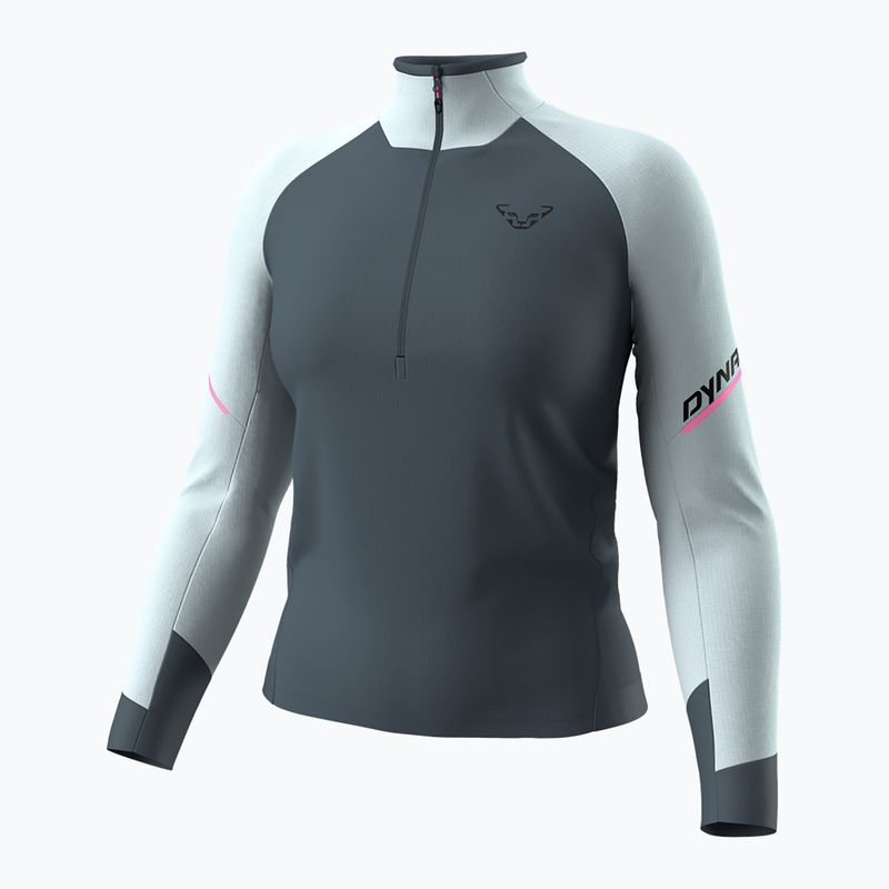 Bluza do biegania damska DYNAFIT Alpine 1/2 Zip Tee cloud blue/0720 6