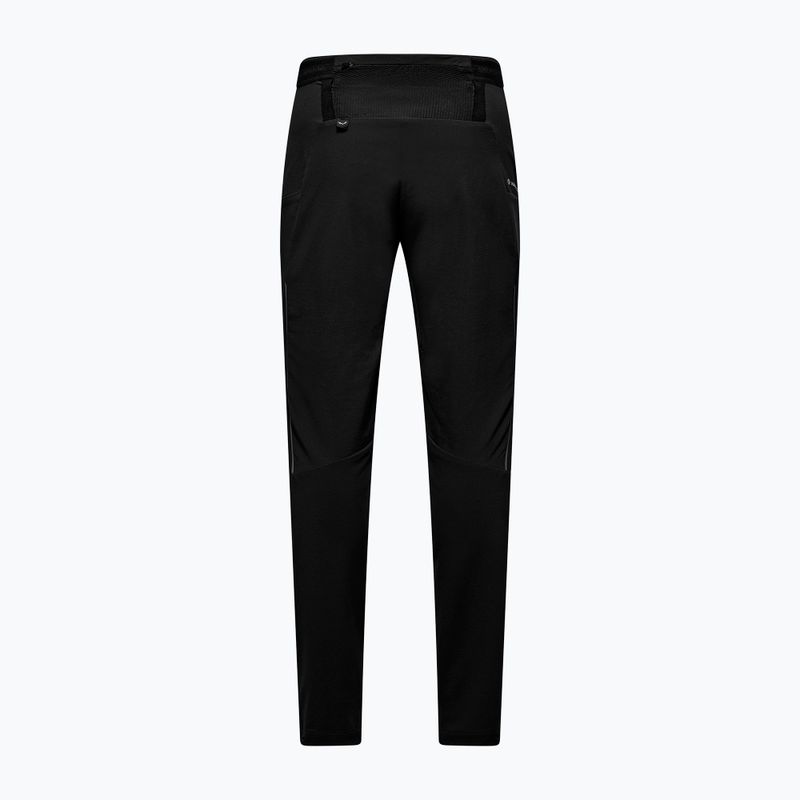 Spodnie softshell męskie Salewa Pedroc Stormwall Durastretch Wind black out 2
