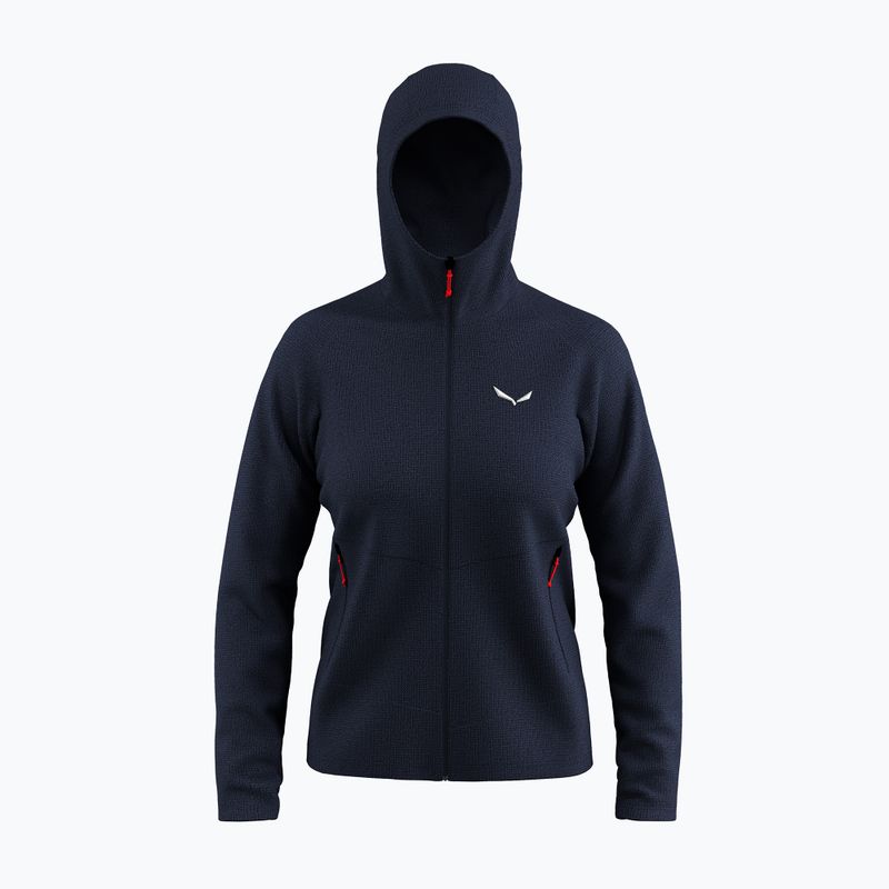 Bluza trekkingowa damska Salewa Puez Rocca Polarlite Hood navy blazer 5