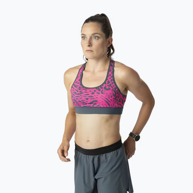 Biustonosz treningowy DYNAFIT Alpine Graphic pink glo