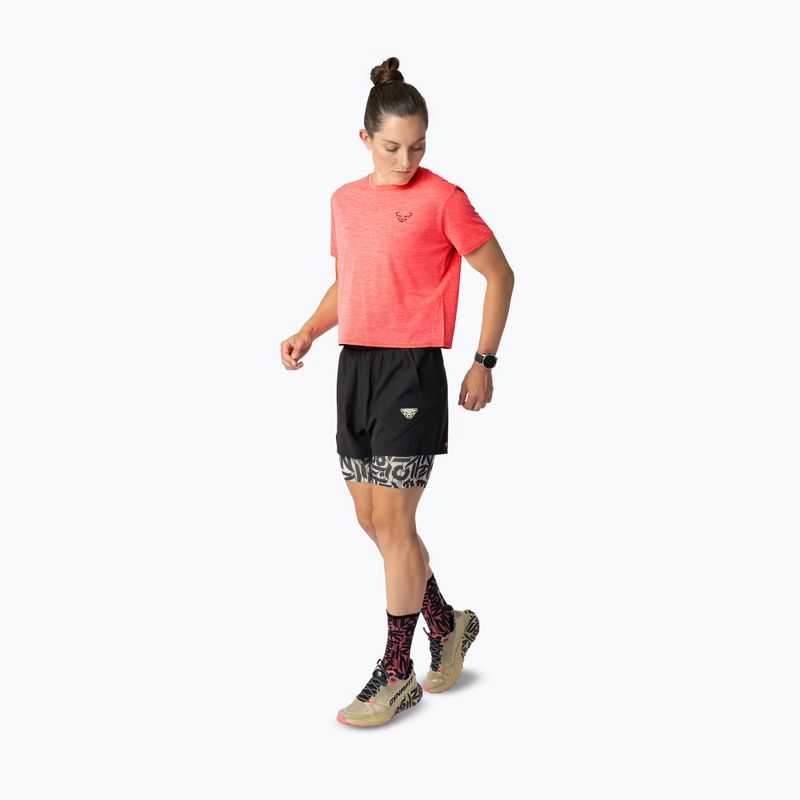 Koszulka do biegania damska DYNAFIT Trail ultra coral 2