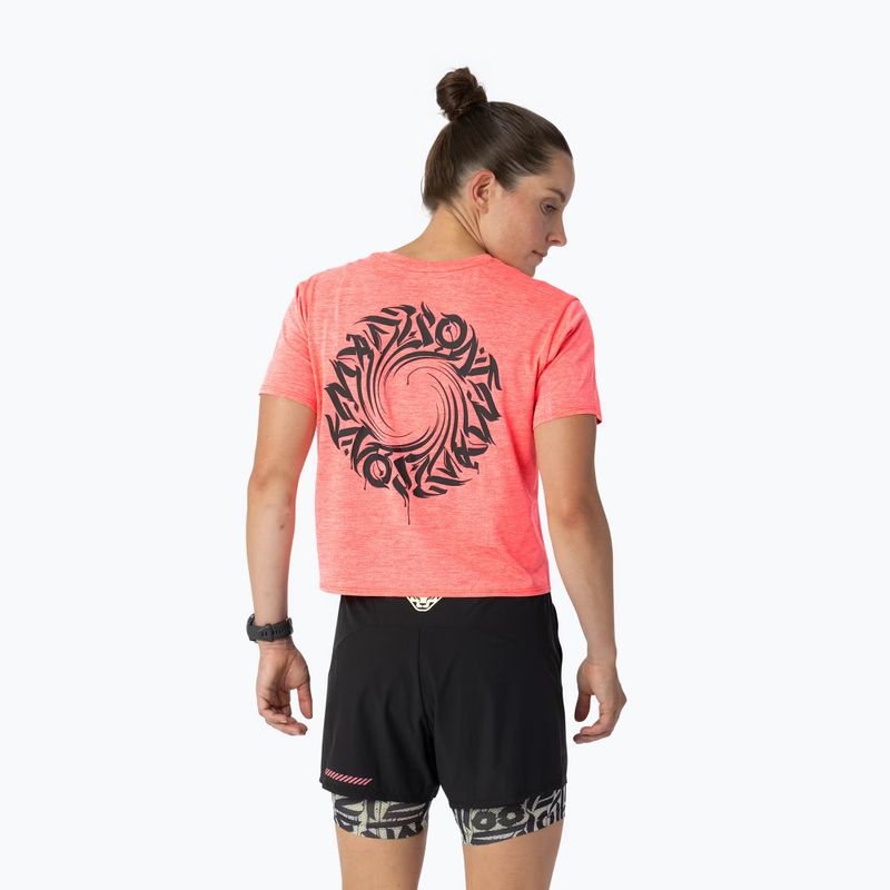 Koszulka do biegania damska DYNAFIT Trail ultra coral 4