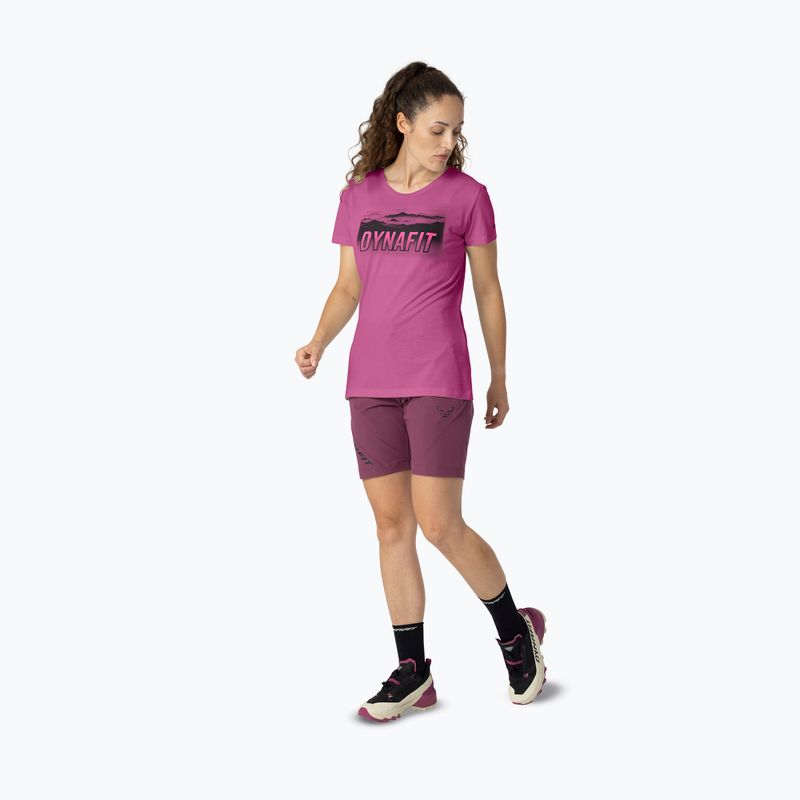 Koszulka trekkingowa damska DYNAFIT Transalper Pocket magenta/6070 2