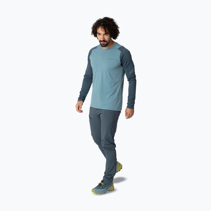 Longsleeve trkkingowy męski DYNAFIT Transalper smoke blue/0720 4