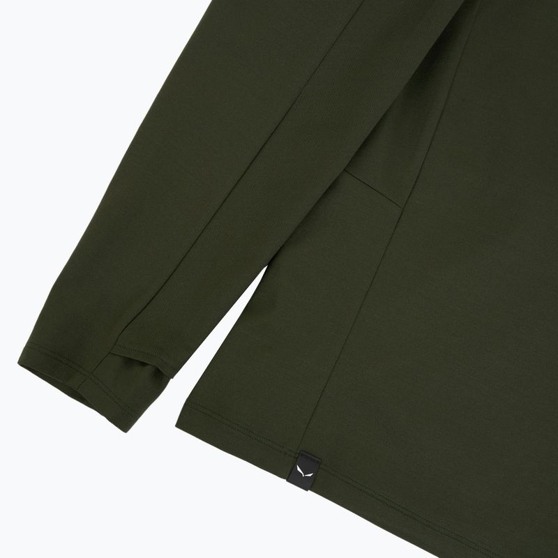 Bluza trekkingowa męska Salewa Puez Sun Hoodie dark olive 4