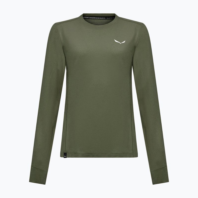 Longsleeve trekkingowy damski Salewa Puez Dry dark olive