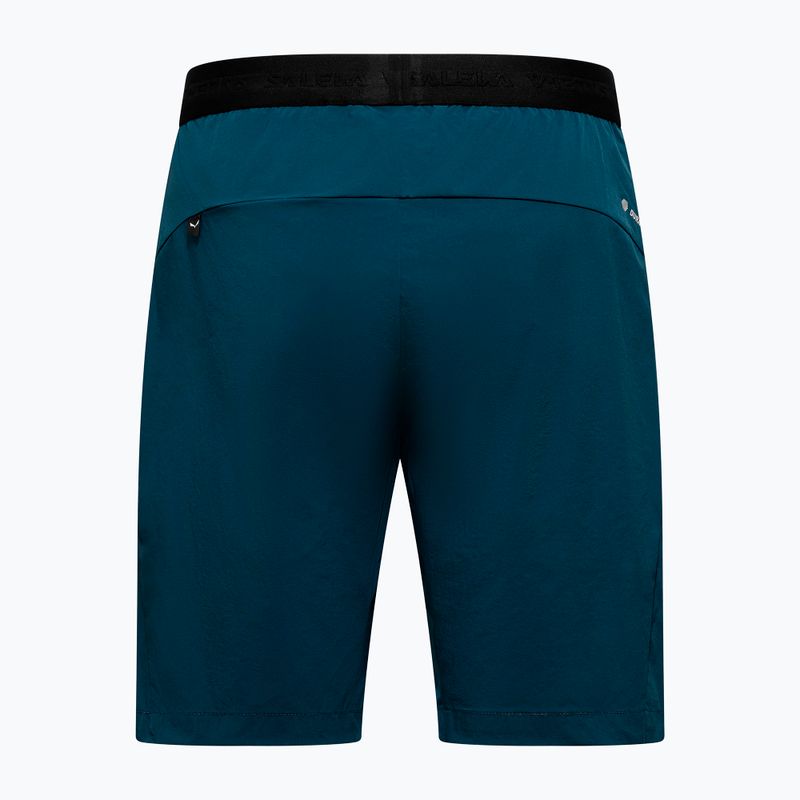 Spodenki trekkingowe męskie Salewa Puez 4 pond blue 2