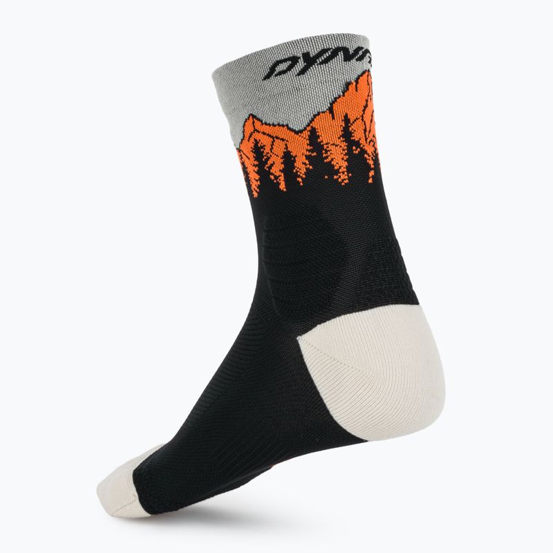 Skarpety DYNAFIT Traverse Mid black out ultra orange/4220 2