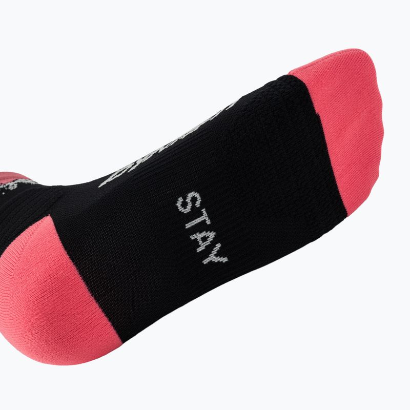 Skarpety DYNAFIT Traverse Mid black out ultra coral/6a10 5