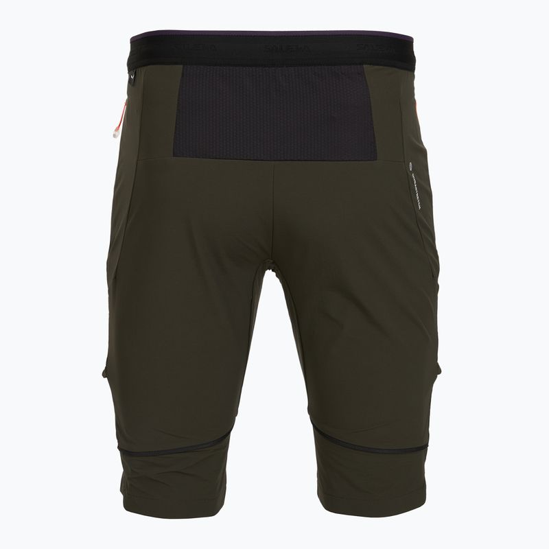 Spodnie trekkingowe męskie Salewa Pedroc 3 DST 2IN1 dark olive 6