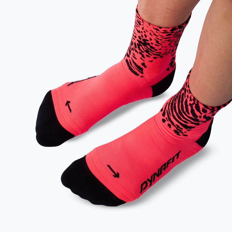 Skarpety DYNAFIT Run Wild Mid ultra coral/0910 6