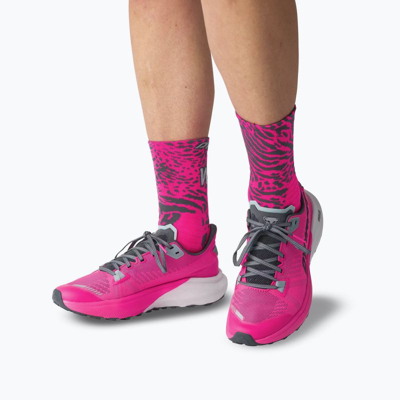 Skarpety DYNAFIT Run Wild Crew pink glo 5