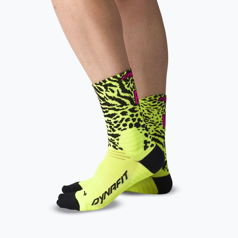 Skarpety DYNAFIT Run Wild Crew ultra yellow 6