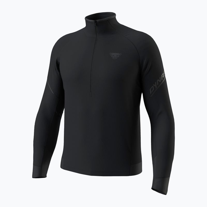 Bluza do biegania męska Dynafit Alpine LS 1/2 Zip Tee black out