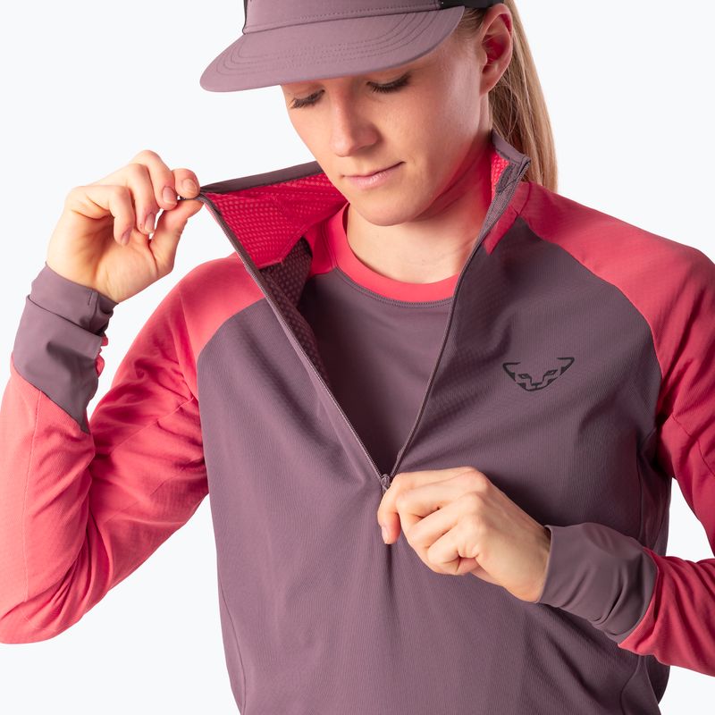 Bluza do biegania damska Dynafit Alpine LS 1/2 Zip Tee cabana/6A90 4