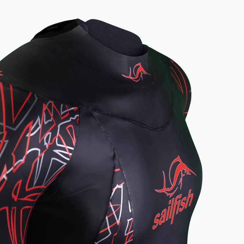 Pianka triathlonowa męska sailfish Attack 7 4,5 mm black/red 8