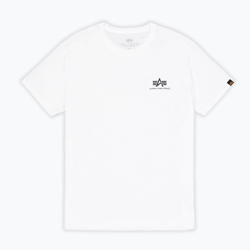 Koszulka męska Alpha Industries Basic Small Logo white 6
