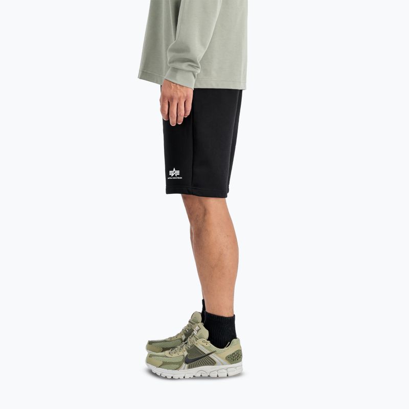 Spodenki męskie Alpha Industries Basic Small Logo II black 5