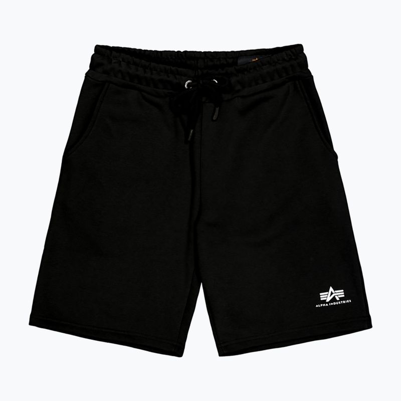 Spodenki męskie Alpha Industries Basic Small Logo II black 8