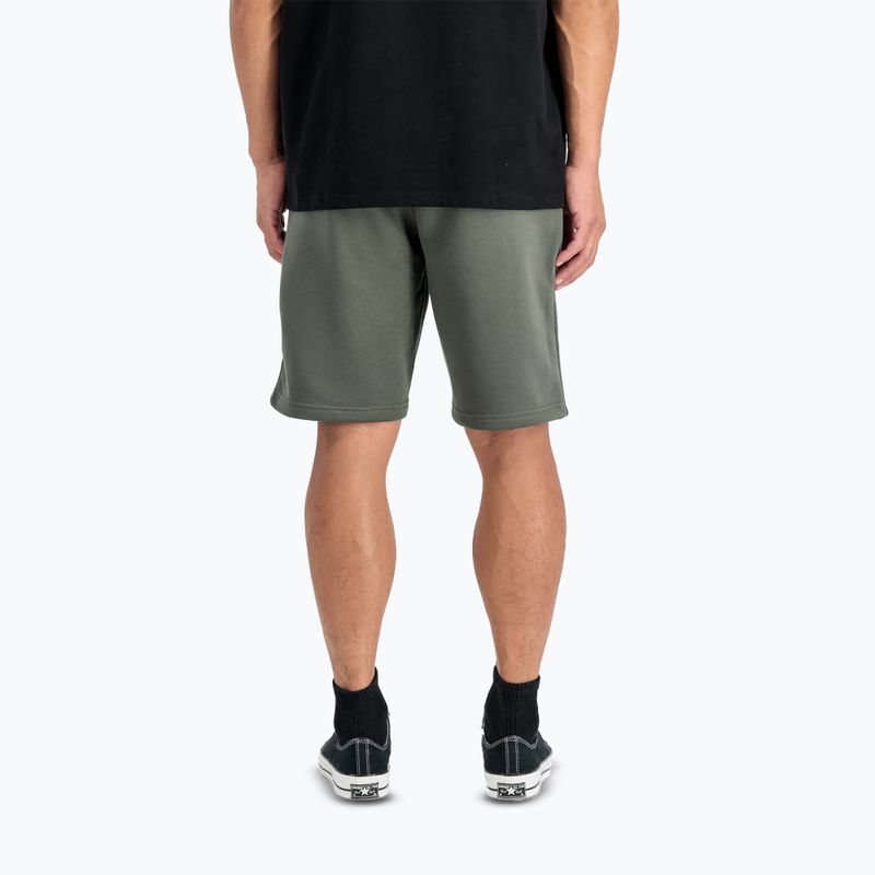 Spodenki męskie Alpha Industries Basic Small Logo II dark olive 3
