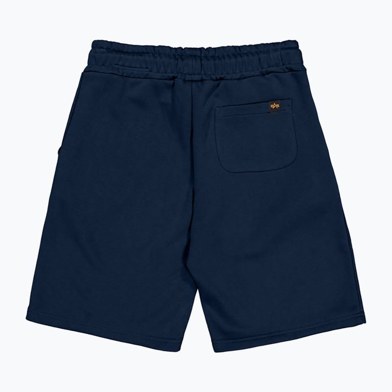 Spodenki męskie Alpha Industries Basic Small Logo II ultra navy 9