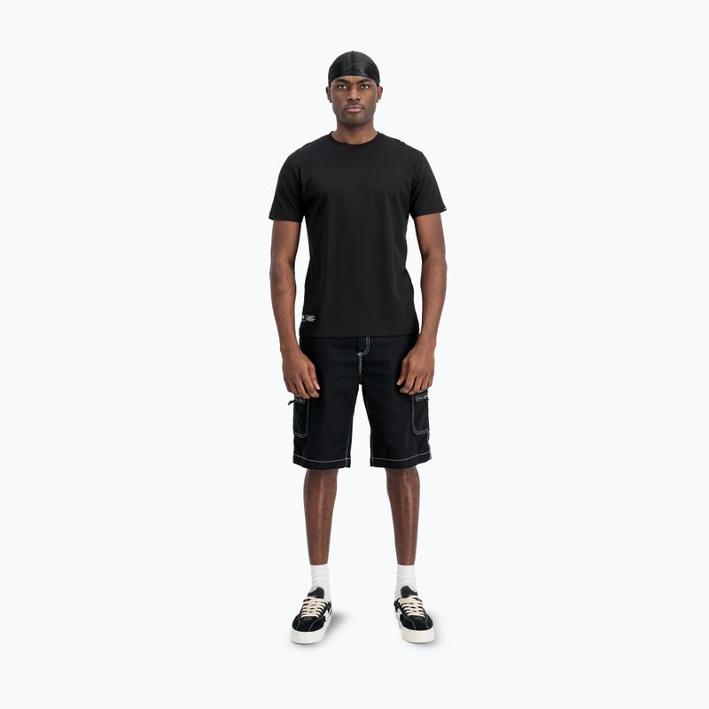 Koszulka męska Alpha Industries Label T Back Print black 2