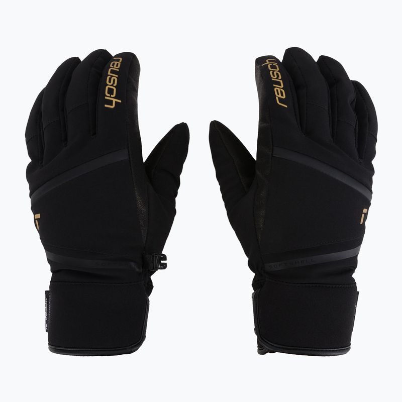 Rękawice narciarskie Reusch Tessa Stormbloxx black/gold 4