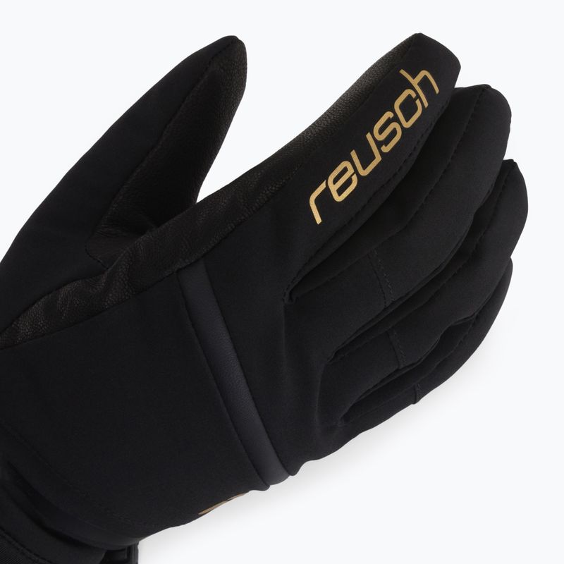 Rękawice narciarskie Reusch Tessa Stormbloxx black/gold 5