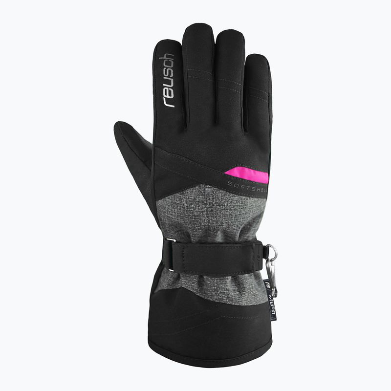 Rękawice narciarskie damskie Reusch Helena R-TEX XT black/black melange/pink glo 7
