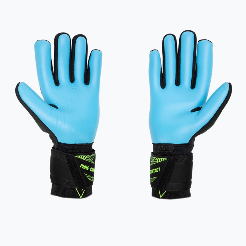 Rękawice bramkarskie Reusch Pure Contact Aqua black/fluo lime/aqua 2