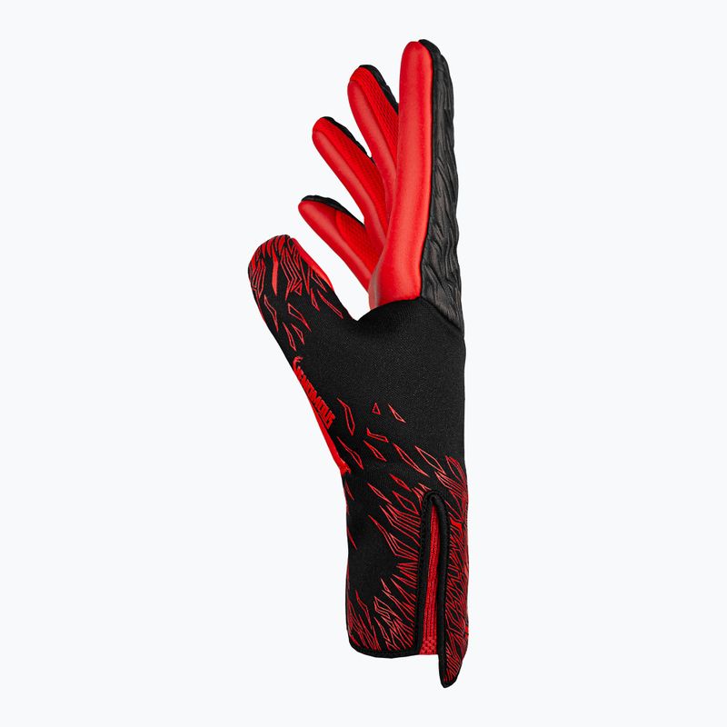 Rękawice bramkarskie Reusch Venomous Gold X black/fiery red 6