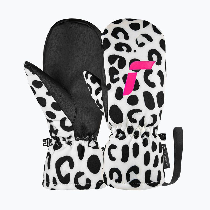 Rękawice narciarskie dziecięce Reusch Carter R-Tex XT Junior Mitten white/grey leopard 2
