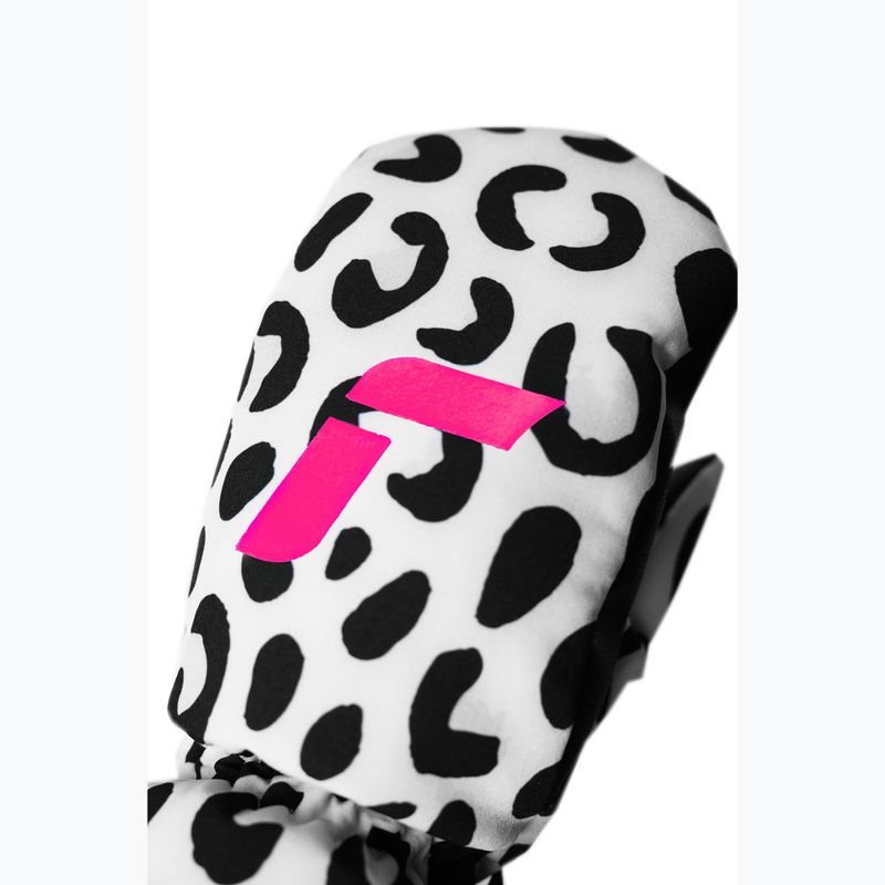 Rękawice narciarskie dziecięce Reusch Carter R-Tex XT Junior Mitten white/grey leopard 5