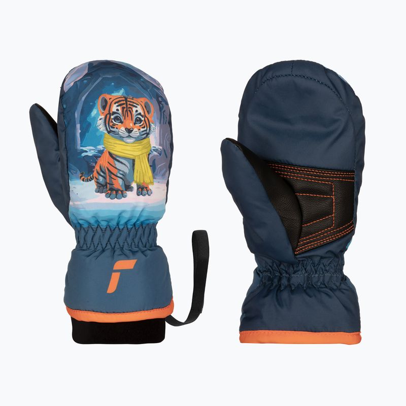 Rękawice narciarskie dziecięce Reusch Scottie Mitten tiger