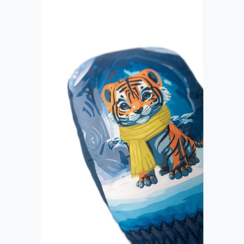 Rękawice narciarskie dziecięce Reusch Scottie Mitten tiger 5