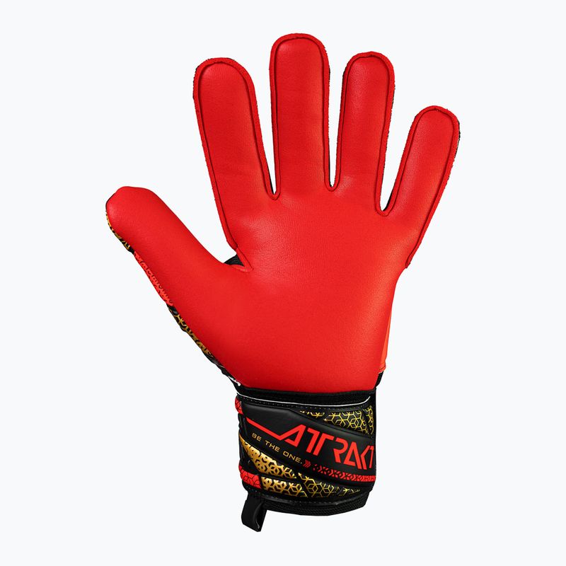 Rękawice bramkarskie Reusch Attrakt Silver black/gold/fiery red 3