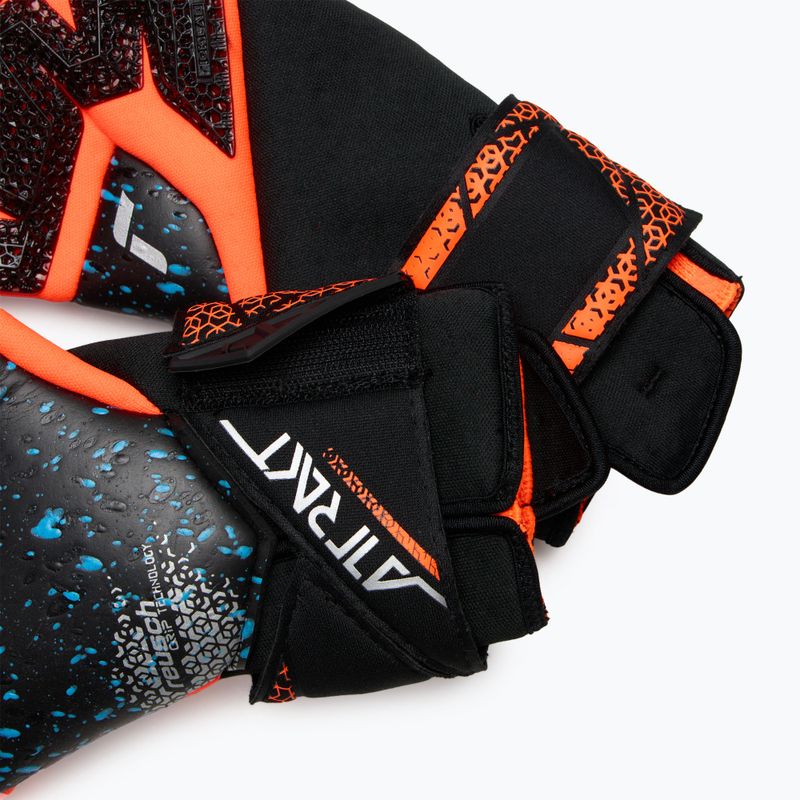 Rękawice bramkarskie Reusch Attrakt Fusion Carbon® 3D black/shocking orange/black 5
