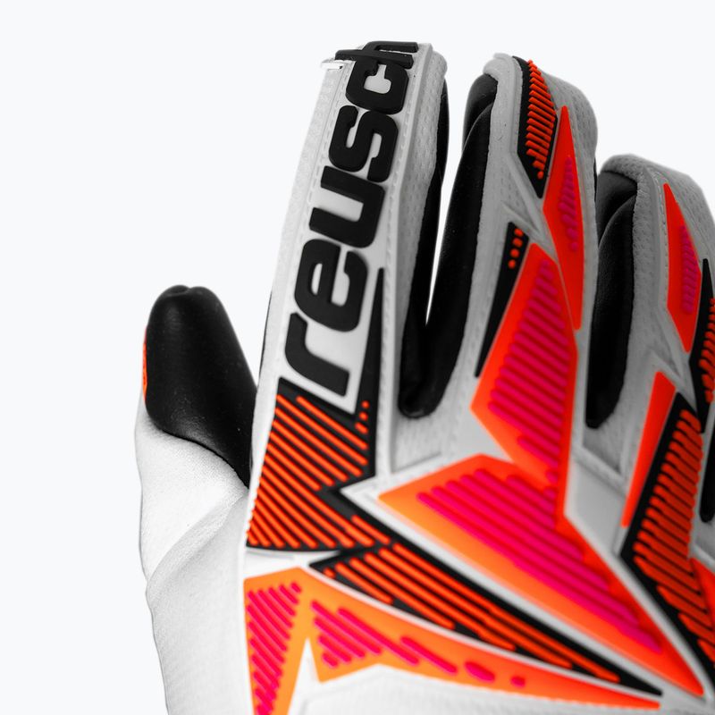 Rękawice bramkarskie Reusch Attrakt Freegel Gold X white/shocking orange/black 7