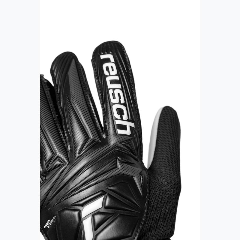 Rękawice bramkarskie dziecięce Reusch Attrakt Starter Solid Junior 5672514 black 5
