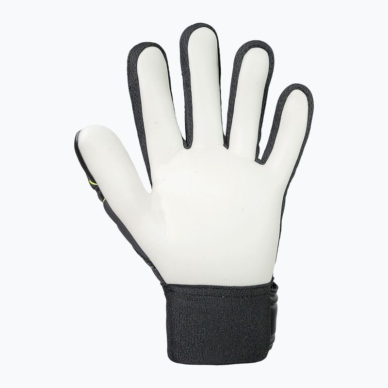 Rękawice bramkarskie dziecięce Reusch Attrakt Starter Solid Finger Support Junior black/safety yellow 3