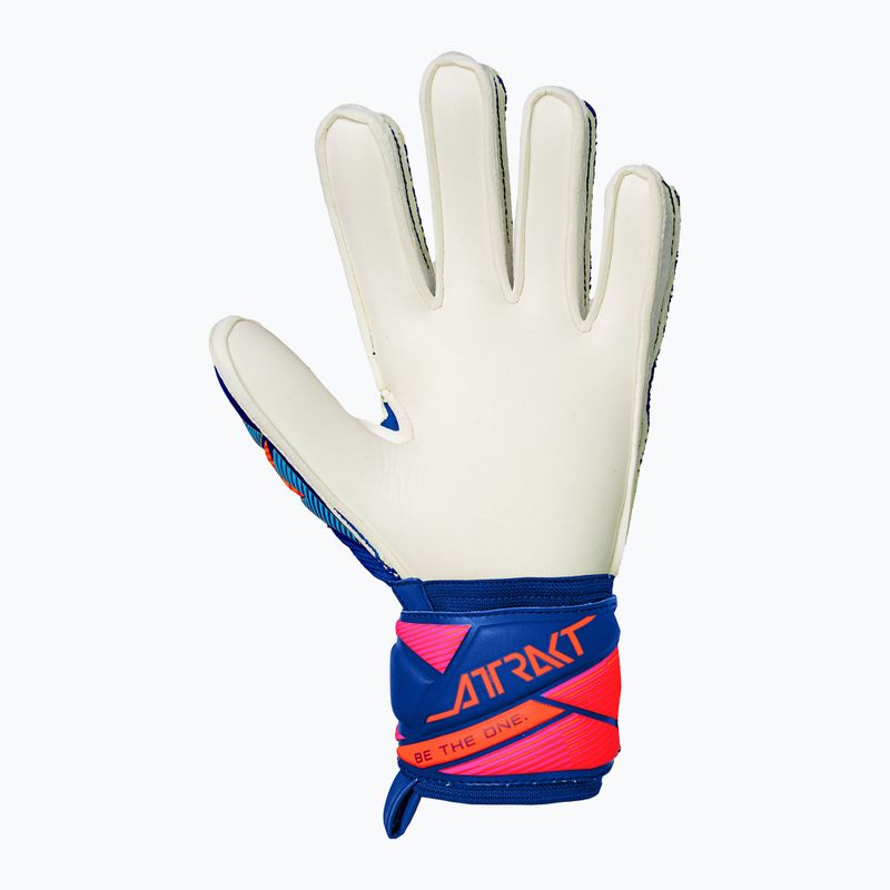 Rękawice bramkarskie dziecięce Reusch Attrakt Advance Junior sharp blue/white/shocking orange 3