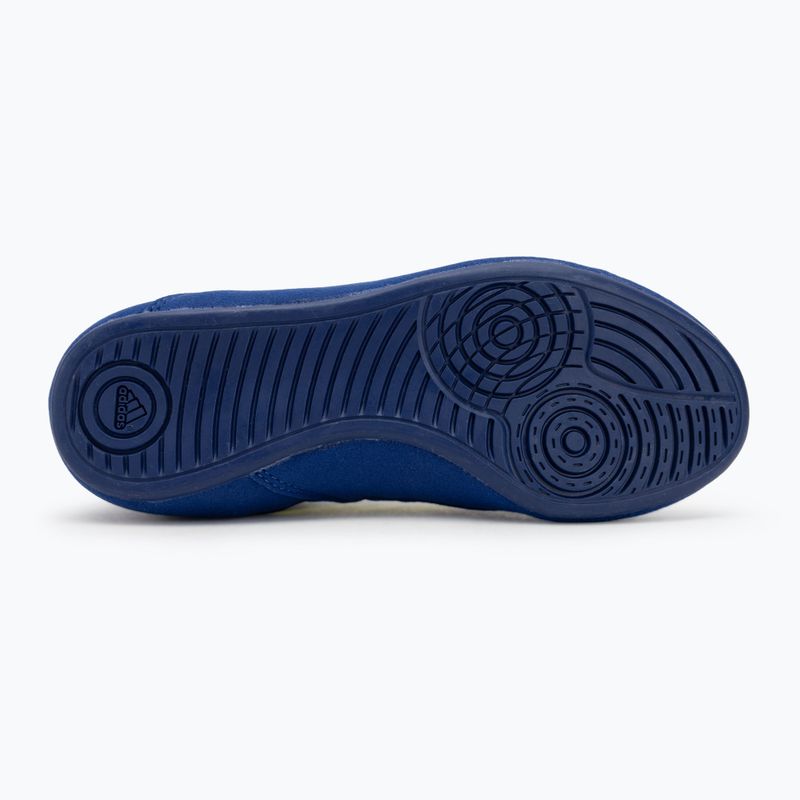 Buty zapaśnicze dziecięce adidas Havoc 2 blue yellow 4