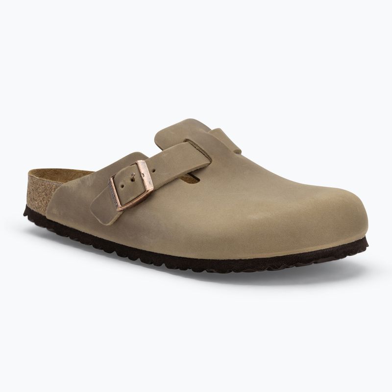 Klapki BIRKENSTOCK Boston SFB LEOI Regular tabacco brown