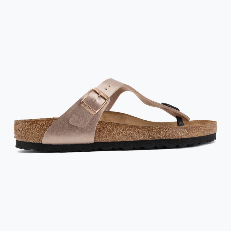 Klapki damskie BIRKENSTOCK Gizeh Birko-Flor copper 2