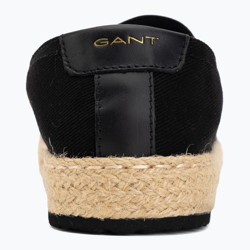 Espadryle damskie GANT Raffiaville black 6