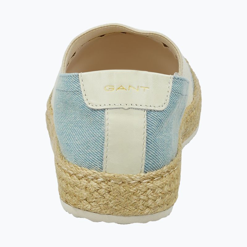 Espadryle damskie GANT Raffiaville light blue/cream 11