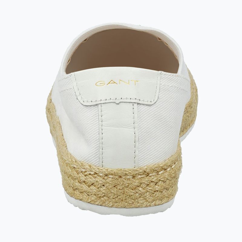 Espadryle damskie GANT Raffiaville off white 4
