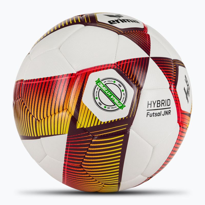 Piłka do piłki nożnej ERIMA Hybrid Futsal red/yellow rozmiar 4 2