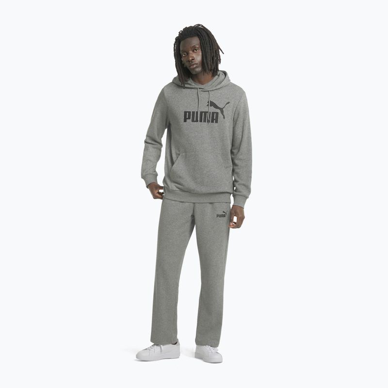 Bluza męska PUMA Essentials Big Logo Hoodie TR medium gray heather 2