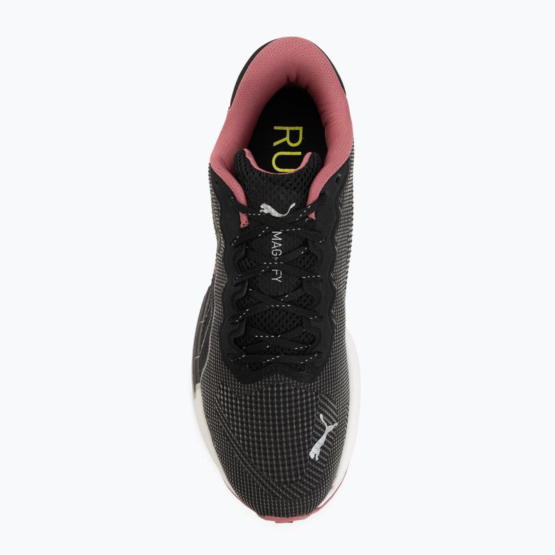 Buty do biegania damskie PUMA Magnify Nitro WTR black/mauvewood 5